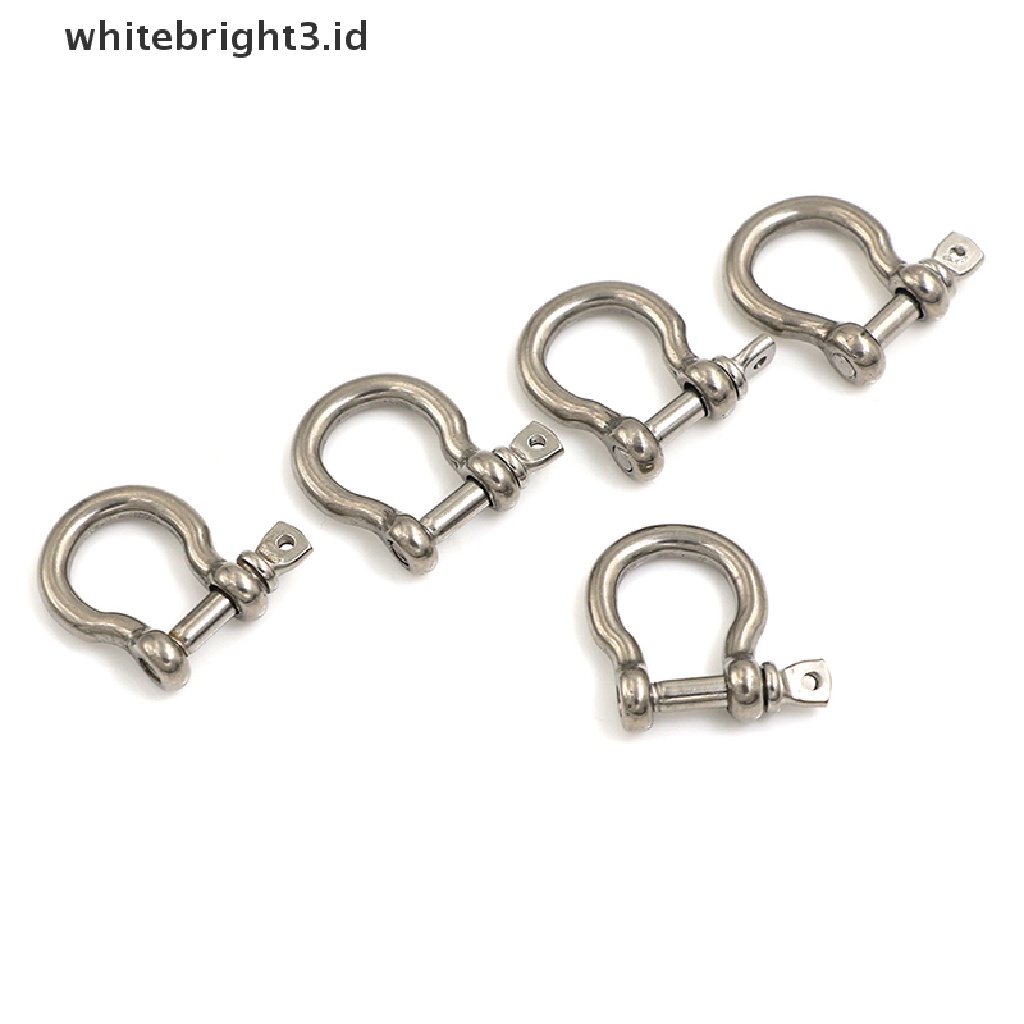 (whitebright3.id) 5pcs m4 304 Sekrup stainless steel Untuk Memasukkan Tali Busur