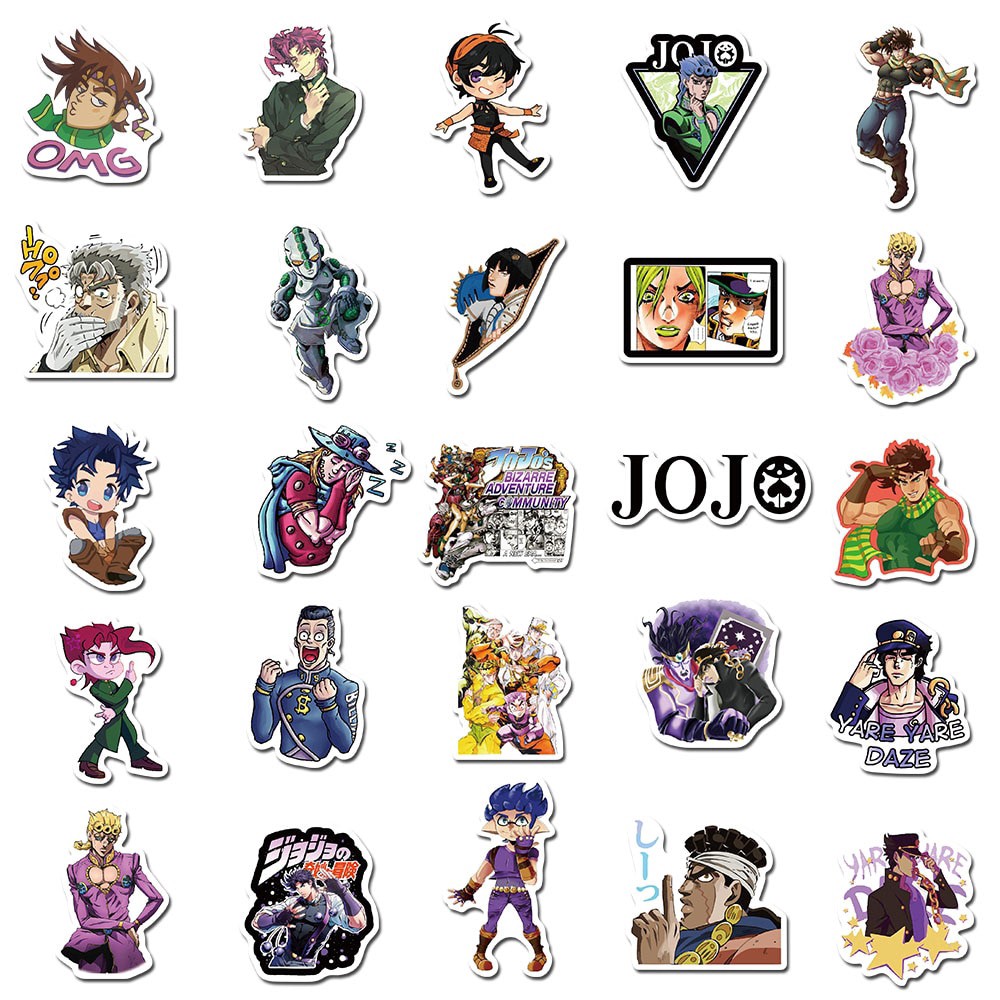 JB002 – Sticker / Stiker / Alat Tulis Anime Manga Cosplay Jepang Jojo’s Bizarre Adventure