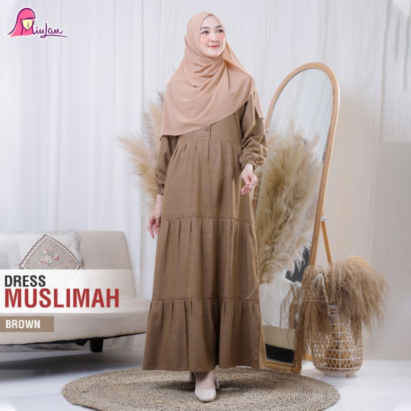 Dress Muslimah Modern Dress kekinian Dress cantik muslimah