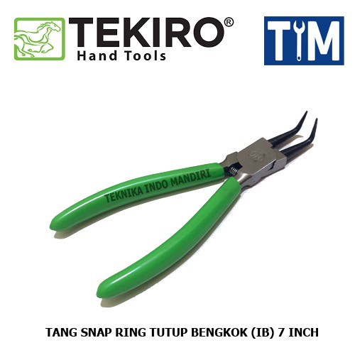 TEKIRO Tang Snap Ring Tutup Bengkok (IB) 7 INCH / Internal Bent 7&quot;