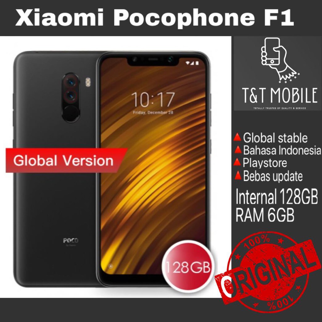XIAOMI POCOPHONE F1 - POCO F1 128GB RAM 6GB - NEW - BNIB - ORI