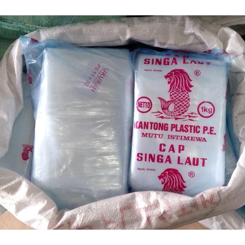 plastik PE 11x32 singa laut