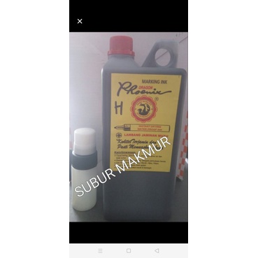 

Tinta PHOENIX HITAM Untuk Karung, plastik, semua permukaan benda