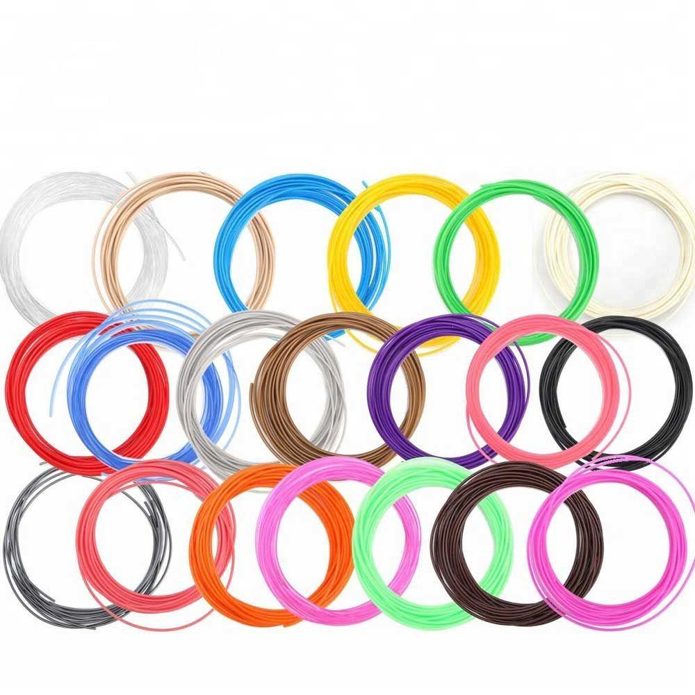 Rebuy Bahan Printing 3D Sekolah Pena 3D Aksesoris Stereoskopik Isi Ulang Modelling 1.75mm