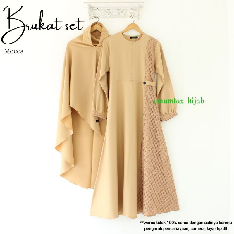 Gamis Set Brukat By Mumtaz Hijab