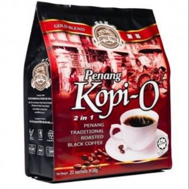 Penang Kopi O Malaysia (2 in 1 Isi 20 Sachet) Halal Shopee Indonesia