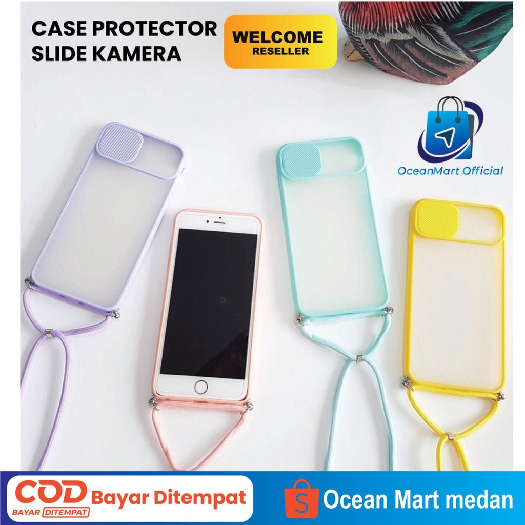 Case Dove Sliding iPhone 7 8 Plus X XS 11 12 Pro Max Slide Kamera Tali Lanyard Casing HP Case Dove Sliding iPhone 11 Pro Max Slide Kamera Tali Lanyard Casing HP