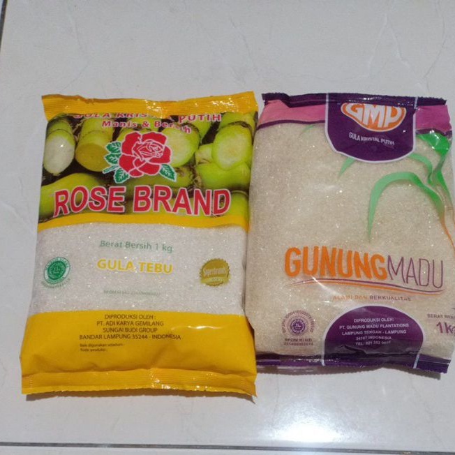 

gula gunung madu / rose brand