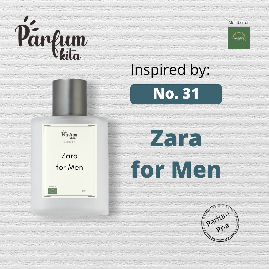 Parfum Pria Zara Perfume for Man Mewah Berkelas - 50ml Inspired
