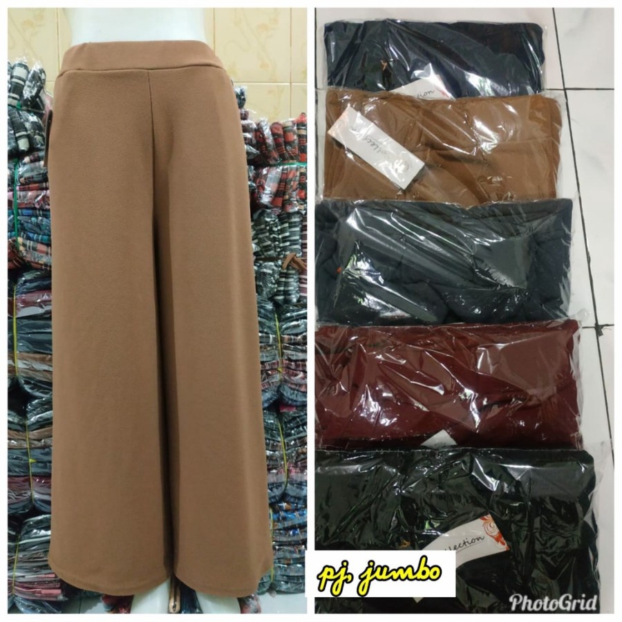 kulot crepe polos /kulot panjang/kulot polos