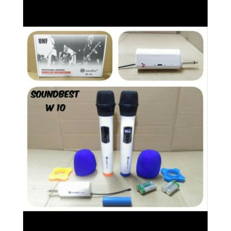 Mic Wireless Soundbest W10/W 10 Microphone