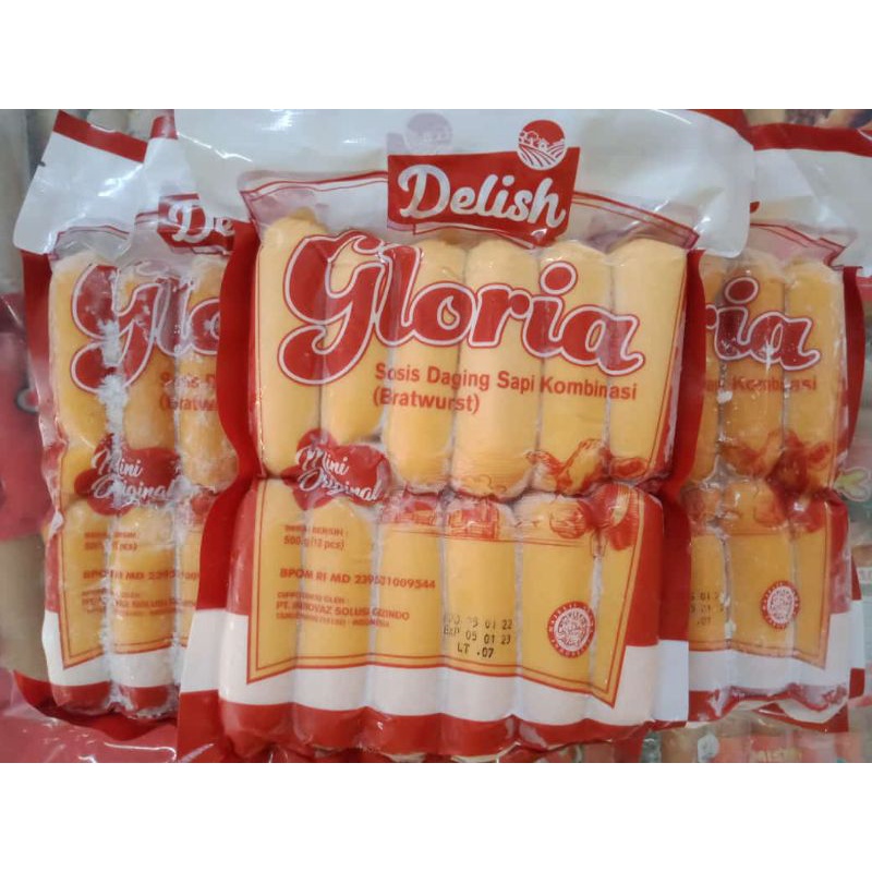 

Sosis Gloria 12 Bratwurst 500gr