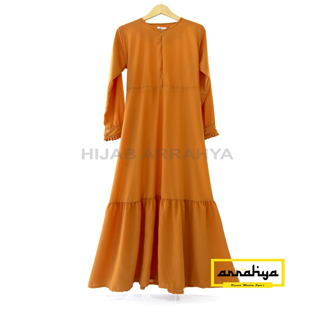 Arrahya Original Gamis Aisyah Rempel Syari LD 130 XXXL