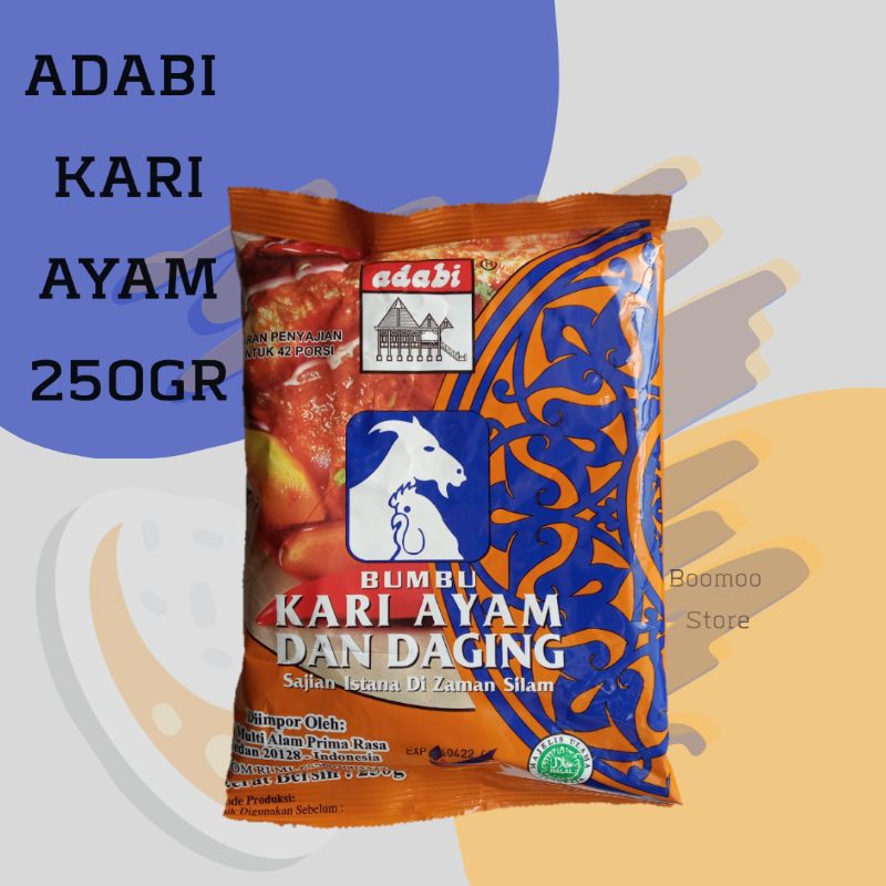 

Adabi Bumbu Bubuk Kari Ayam dan Daging - Chicken and meat curry