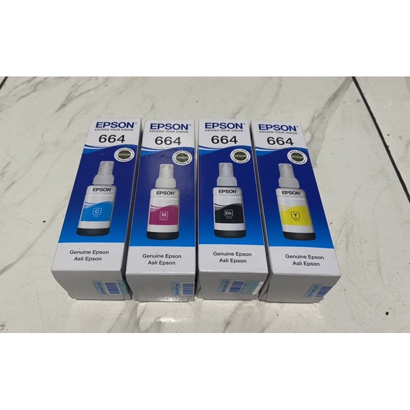 Tinta Botol Epson T664 untuk L100 L110 L200 L210 L300 &amp; L350