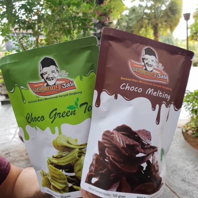 

SI ENGKONG CHOCO MELTING / KERIPIK SINGKONG COKELAT GREEN TEA MATCHA