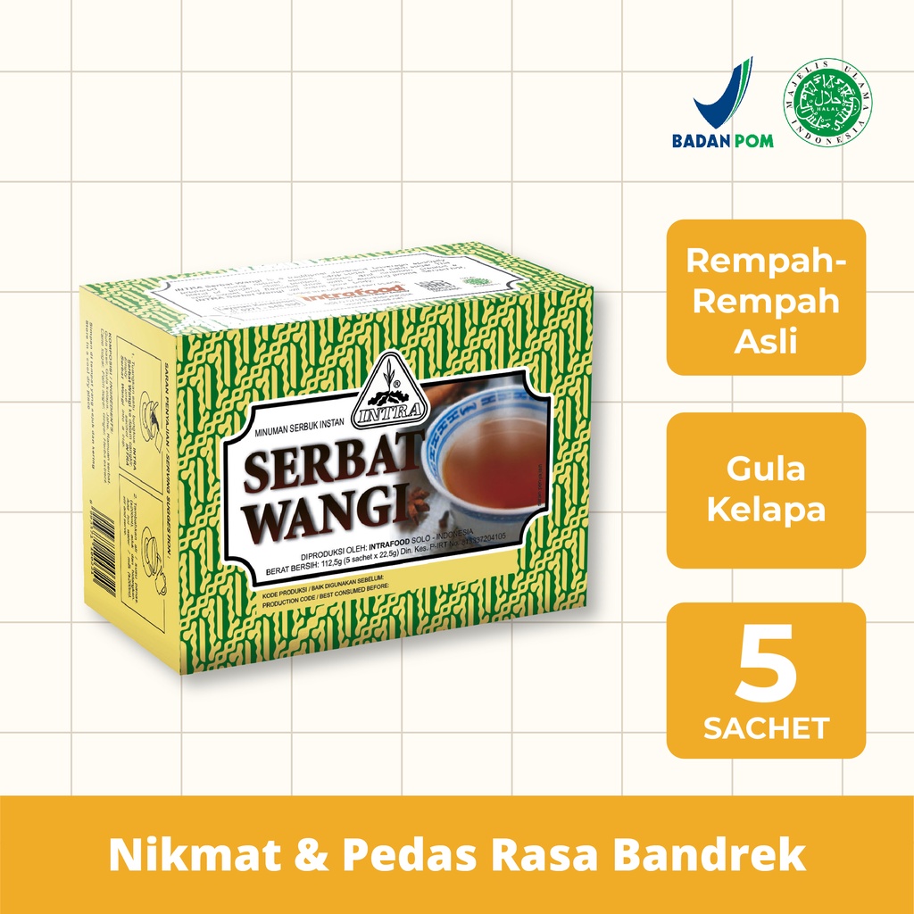 Intra Serbat Wangi (Box) Isi 5 sachet