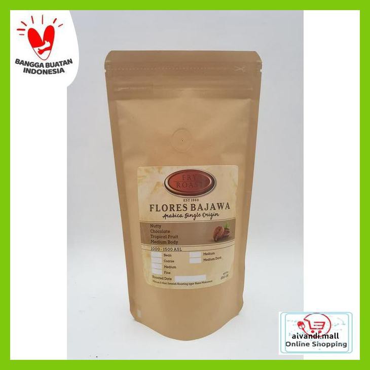 

57Ryr66- Kopi Arabika Flores Bajawa 250 Gram (Biji/Bubuk) - Biji T7Tfhty-