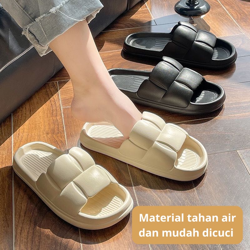 Mainland Sandal Jelly Wanita Sandal Rumah Bahan Eva Comfortable HSN101