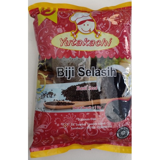 

Biji Selasih Yutakachi / Basil Seed Import 1 Kg