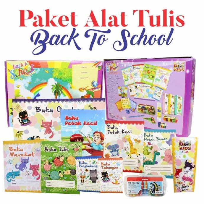 

Ready! Paket Alat Tulis Sekolah Lengkap Untuk Anak Cerdas PAUD TK SD