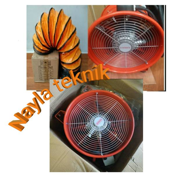 Kipas Blower Portable 10 Inch Plus Selang 10 Meter Kipas Penyedot Debu Shopee Indonesia