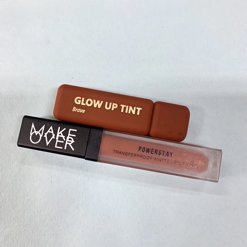Raecca Glow Up Tint (brave) - Makeover Powerstay matte lip cream (B08 Curious) preloved