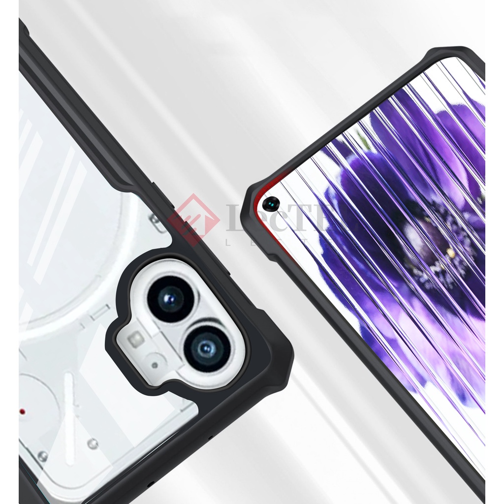 S/P- CASING Acrylic Clear Protect Casing For Nothing Phone 1 Phone Case Transparent Back Cover For Nothing Phone1 (1)  Armor Shockproof PC+TPU Bumper Cover