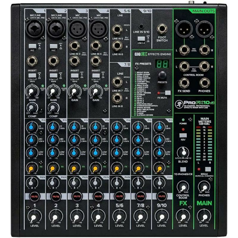 Mixer Mackie PRO FX10V3 original Pro fx10v3 PRO FX10V3 garansi resmi