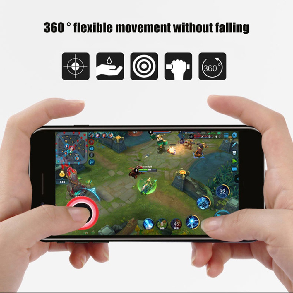 (Huluboy) Q9 Joypad Joystick Controller Game Handphone / Tablet Layar Sentuh