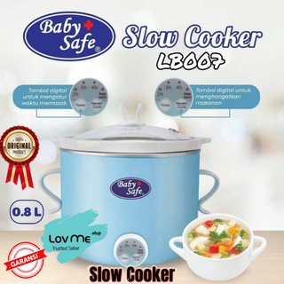 lov me❤Baby Safe Slow Cooker LB007 Digital- panci elektrik memasak menghangatkan melunakkan daging - Garansi 1tahun