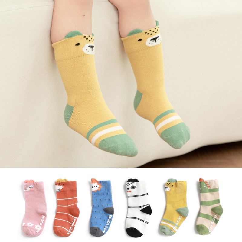 Kaos Kaki Ear 0-1 Tahun Kaos Kaki Selutut Animal Ear Anak Model Telinga Animal Lucu Adem CBKS VC