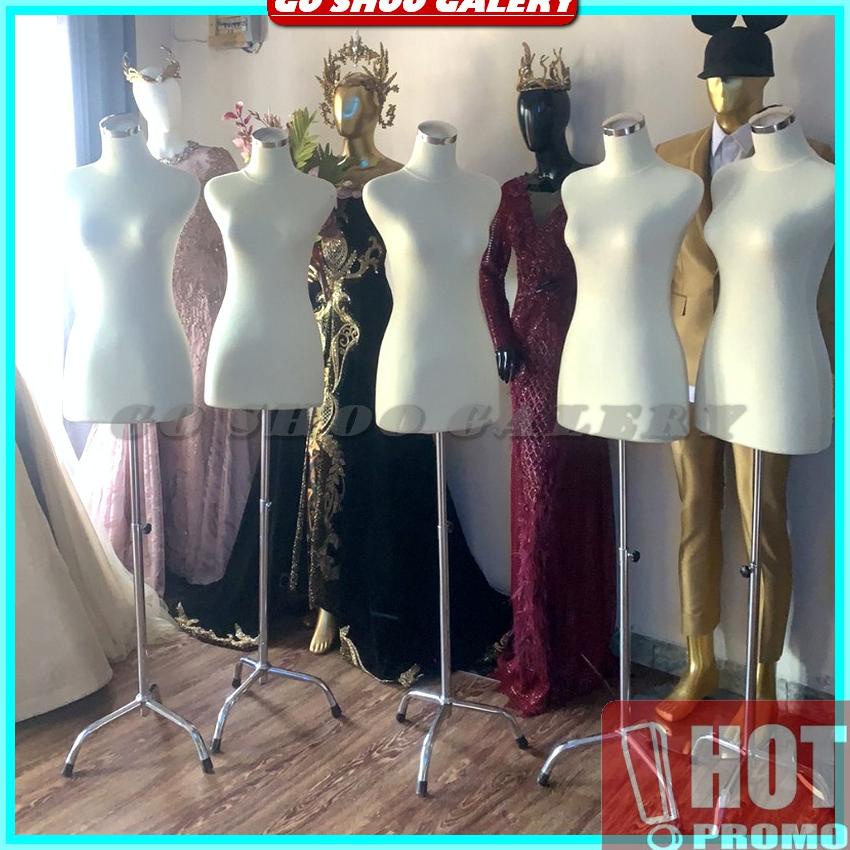 (TOPI BESI) PATUNG MANEKIN WANITA LAPIS KAIN TOPI BESI TERLARISS...,,,,,