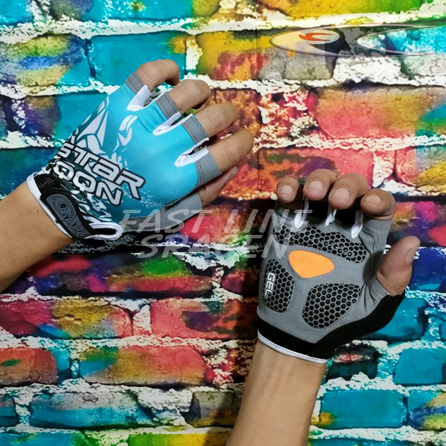 Sarung Tangan Sepeda Setengah Jari Keren