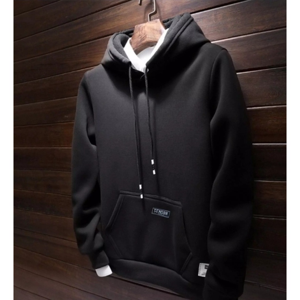 Switer Hoodie Pria Polos Ukuran Jumbo XXL - 3XL /  Hoodie Cowok Distro Original