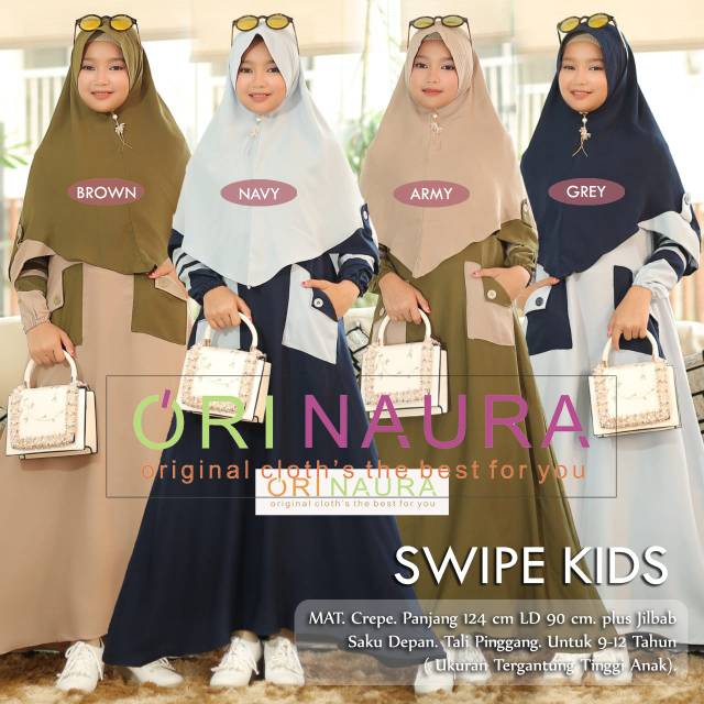 SWIPE KIDS by ORINAURA| GAMIS ANAK TERMURAH