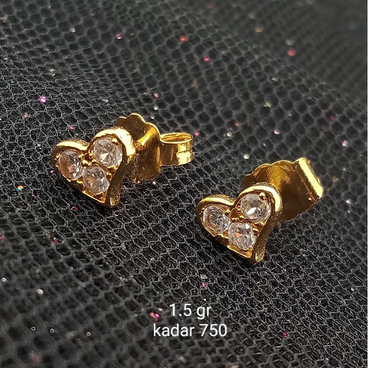 Anting Emas 17 K - 1.5 gr Kadar 750 - 3189