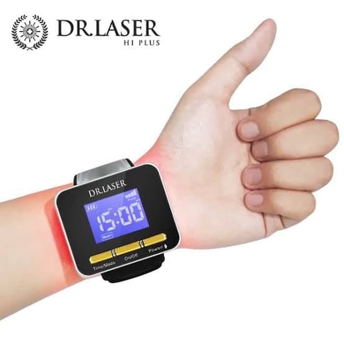 ALAT TERAPI JAM DR. LASER 7 HI PLUS  JAM TANGAN KESEHATAN AKULASER