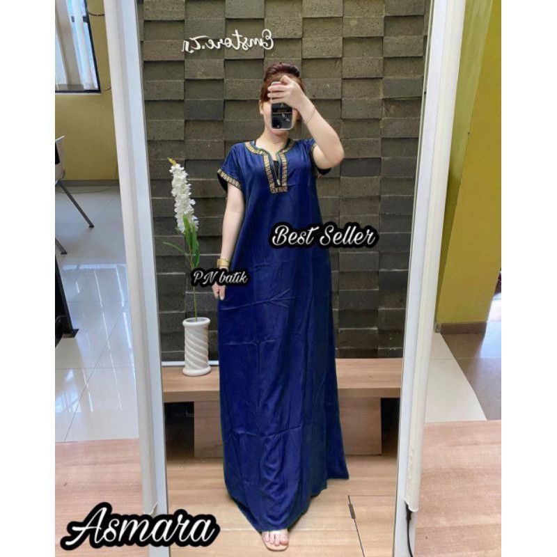 DASTER ARAB ZEEMA | RAYON SUPER GRADE A | RESLETING DEPAN BUSUI | RENDA MILO-Asmara navy