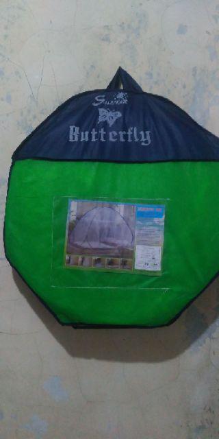 (1kg) Shenar Kelambu Tempat Tidur Butterfly ( Anti Nyamuk) Bawahnya Bolong