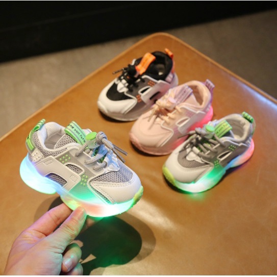 Sepatu Led Anak UNISEX Import New IMPORT LED COLOURFULL