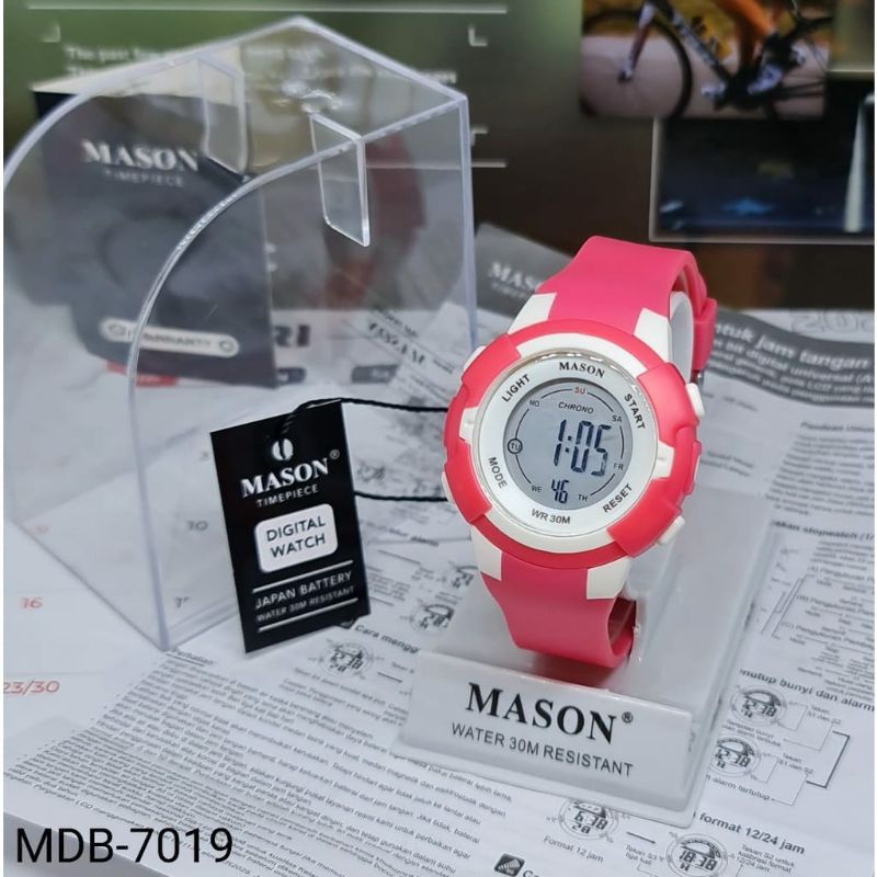 Jam Tangan Mason 7019 Original Pria Terlaris Digital Outdoor