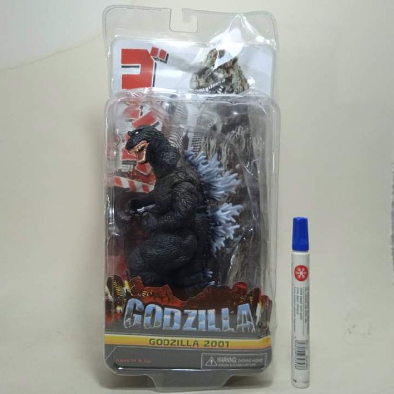 Mainan figuregodzilla 2001by necatinggi sekitar 7 inchFull artikulasiDetail bagusCWNrppHDS#neca #god