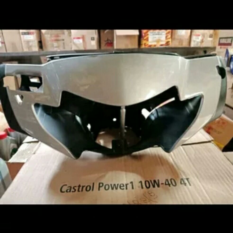 batok kepala depan belakang supra x125 lama silver/batok lampu depan belakang supra x125 lama silver