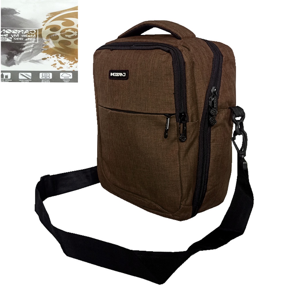 Tas selempang Carboni MA00052 - coffee note book 10 inchy original