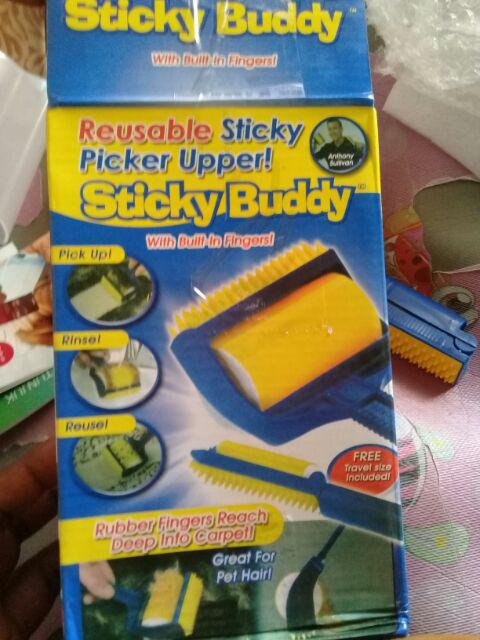Best Sticky Buddy - Rol Pembersih & Pengangkat Bulu & Kotoran Serbaguna - As Seen On Tv