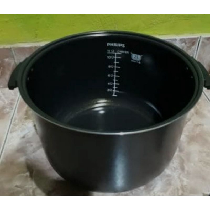 Jual PHILIPS TEPLON/PANCI/INNER POT HITAM LUAR DAN DALAM RICE COOKER HD