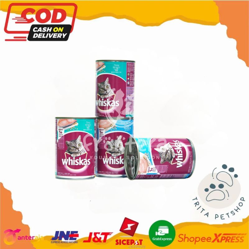 WHISKAS KALENG 400 GR | Whiskas Kaleng Tuna | Whiskas Kaleng Oceanfish | Whiskas Wet Food | Cat Food