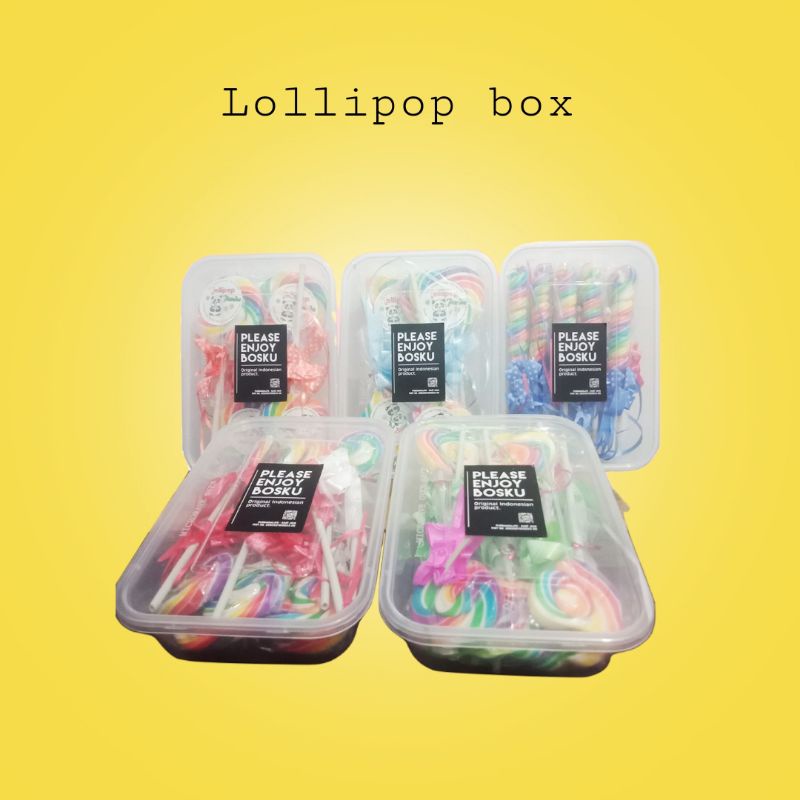 

Permen lollipop kemasan thinwall 500 ml I hampers I kado I oleh-oleh I lolli candy