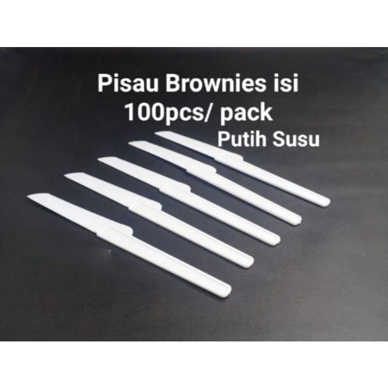 Pisau Plastik Brownies/Pisau Kue/Pisau Roti Pizza/Pisau Kue Tart/ Pisau Sekali Pakai/Pisau Mooncake